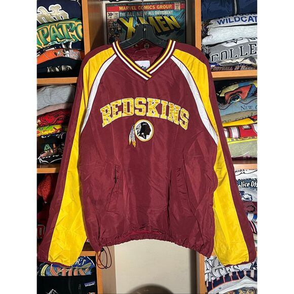 Vintage Y2K NFL Washington Commanders Redskins Pullover Jacket - Picture 1 of 6